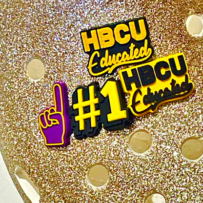 HBCU Educated Shoe Charms