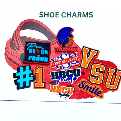 Hashtag Number 1 Finger Shoe Charm