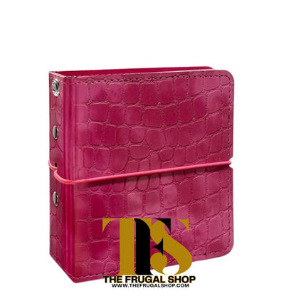 $500 - $1000 Cash Savings Challenge Pink Textured Binder