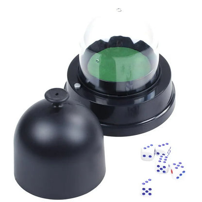 Automatic Dice Roller Cup - Battery Powered Includes 5 Dice