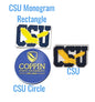 HBCU Shoe Charm - Alabama, Coppin, Dillard,  Fort Valley, Jackson State, Southern, Tennessee