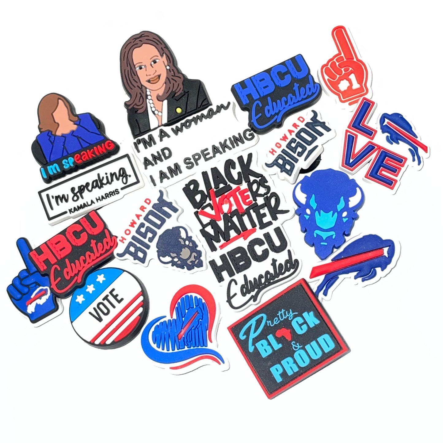 Kamala Harris Shoe Charms