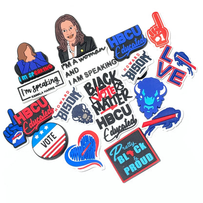 Kamala Harris Shoe Charms