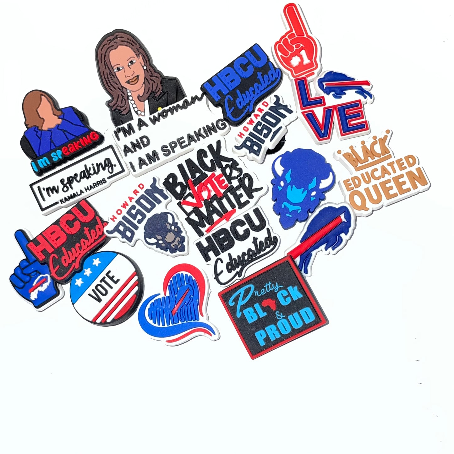 Kamala Harris Shoe Charms