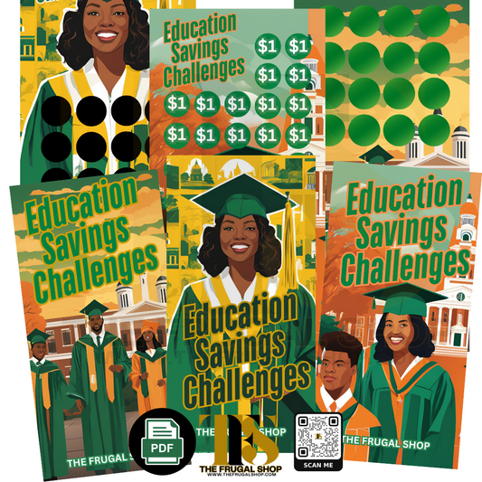 HBCU Savings Challenge – Green, Yellow, & Orange Edition | Digital Download