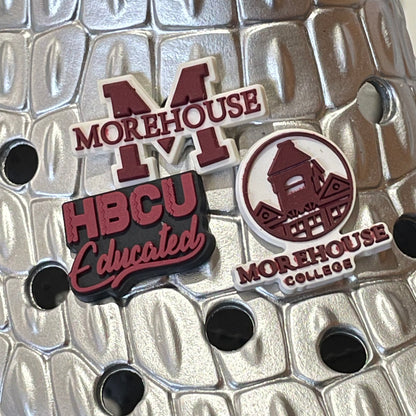 HBCU Shoe Charm - Alabama A&M, Alcorn, Benedict, Miles, Morehouse, Prairie View, Shaw, South Carolina State