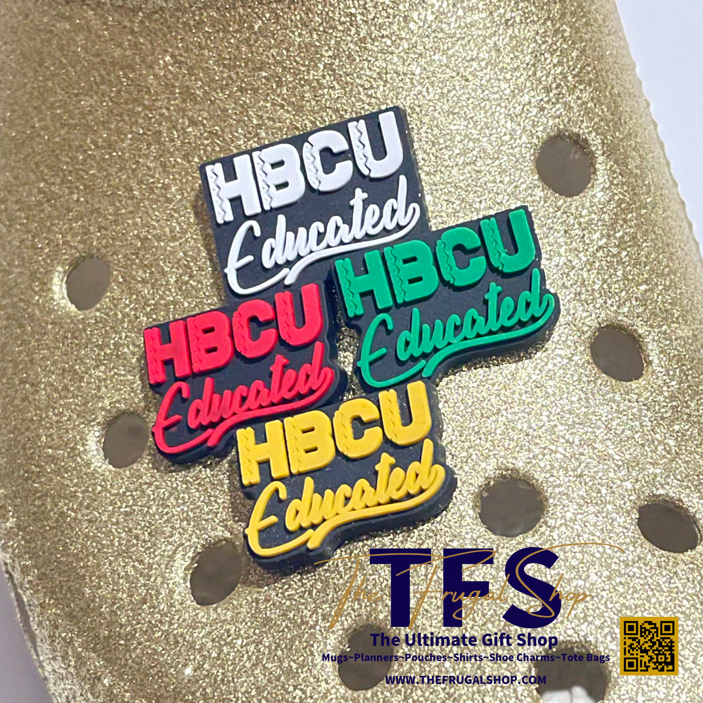 HBCU Educated Shoe Charms