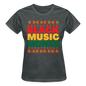 Black Music Month Gildan Ultra Cotton Ladies T-Shirt - deep heather