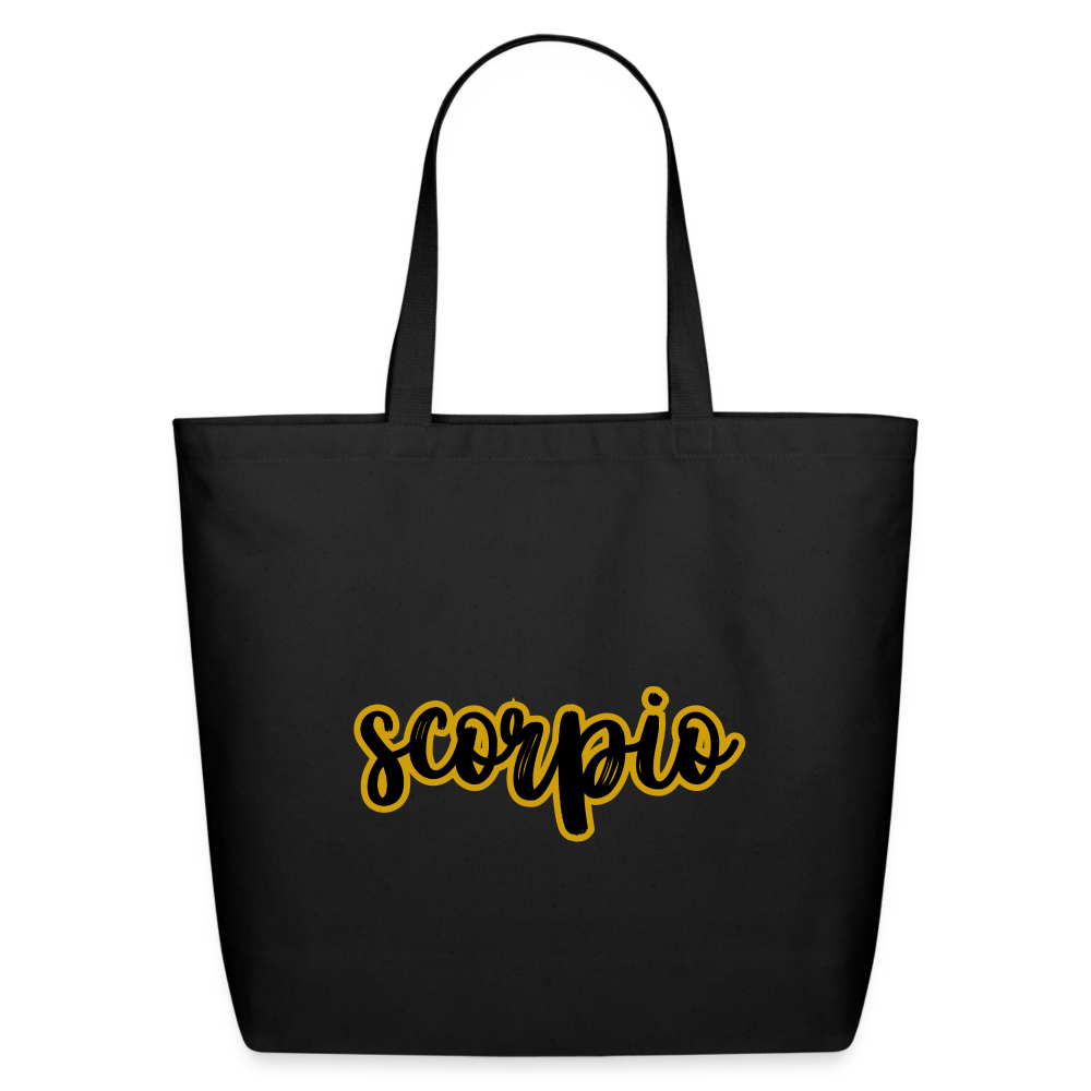 Scorpio Eco-Friendly Cotton Tote - black