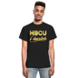 HBCU Educated Gold Gildan Ultra Cotton Adult T-Shirt - black