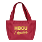 HBCU Educated Gold Recycled Insulated Lunch Bag - red