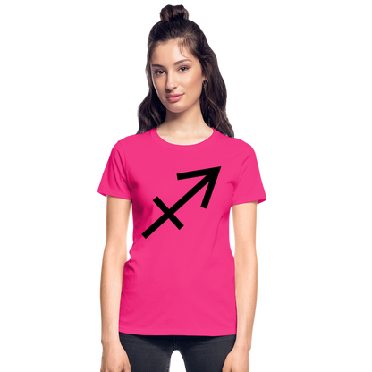 Sagittarius Gildan Ultra Cotton Ladies T-Shirt - fuchsia