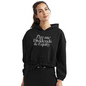 Pay Me Dividends & Equity Women’s Cropped Hoodie - black