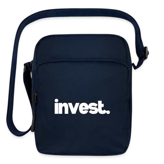 Invest Period Upright Crossbody Bag - navy