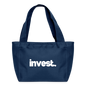 Invest Period Recycled Insulated Lunch Bag - navy