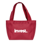 Invest Period Recycled Insulated Lunch Bag - red