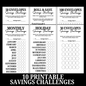 Minimalist Printable Savings Challenge Bundle – 10 Essential Challenges for Any Budget