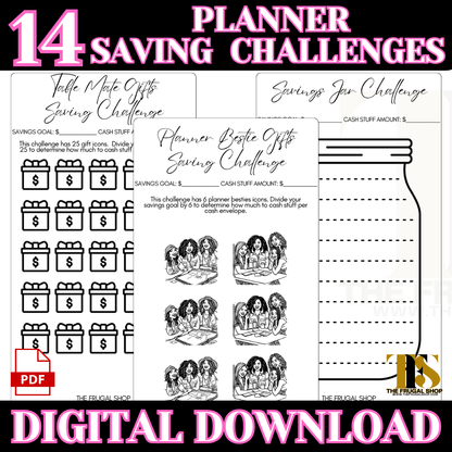 Planner Conference Savings Challenges | Printables