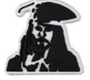 Johnny and Jack Sparrow Shoe Charm