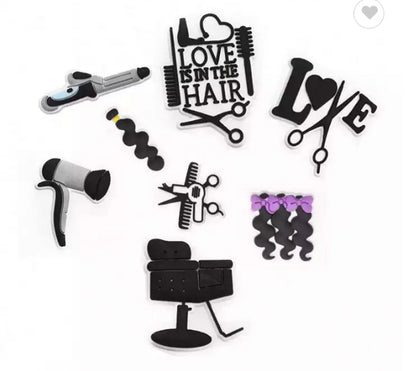 All Things Hair Stylist Related Shoe Charm