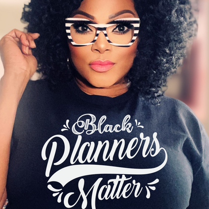 Black Planners Matter (white) Ultra Cotton Ladies T-Shirt