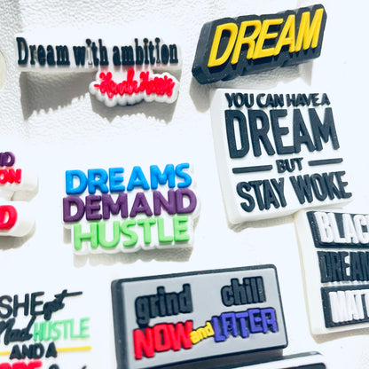 Dream Hustle Hard Shoe Charms