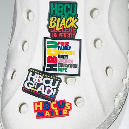 HBCU Educated, Made, Matters Shoe Charm