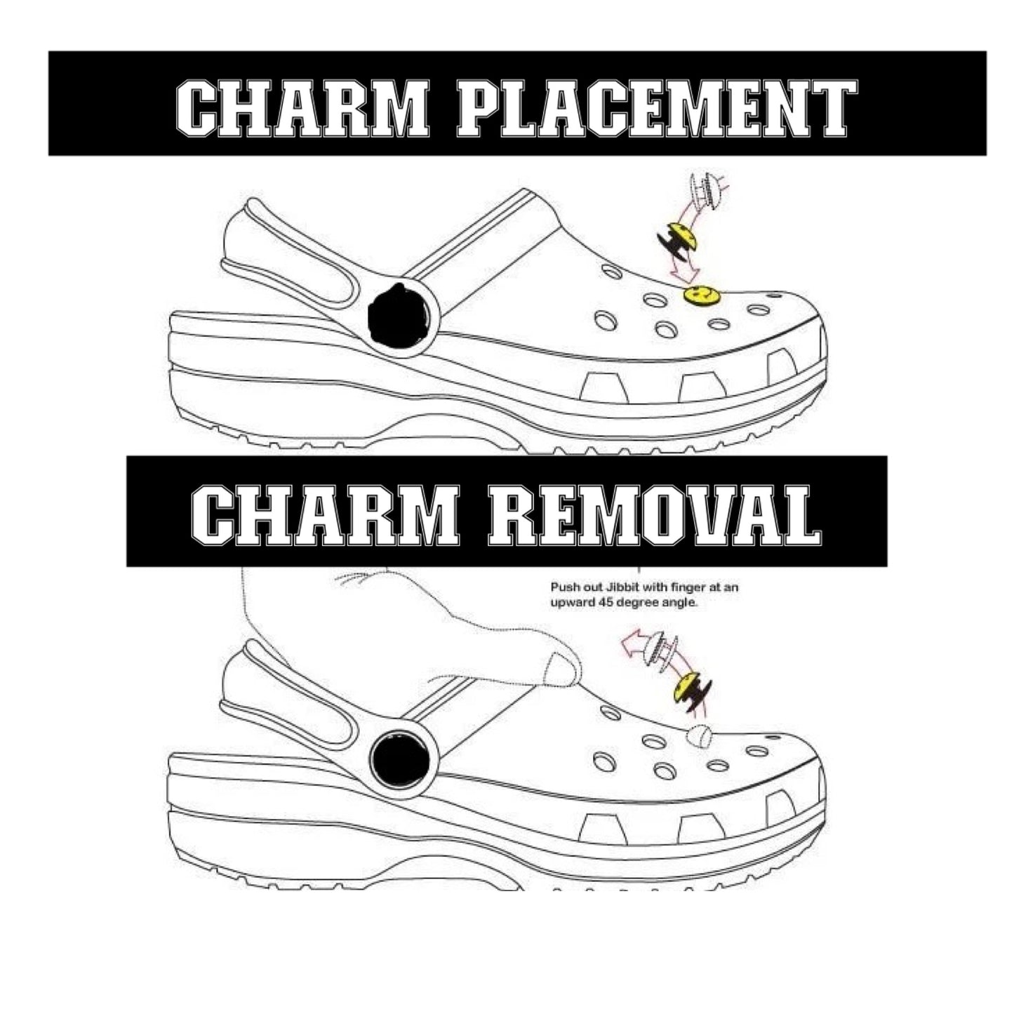 IDGAF Shoe Charms