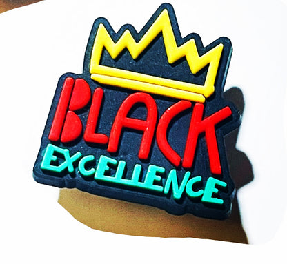 Black Excellence Shoe Charm