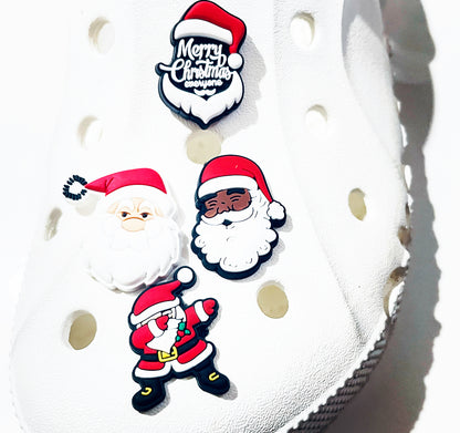 Christmas Santa Claus Shoe Charm