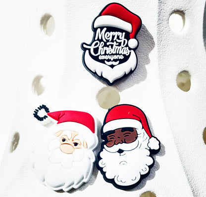 Christmas Santa Claus Shoe Charm