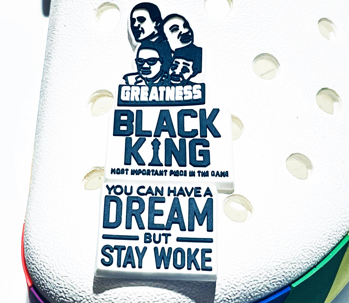 Black History Legends and Quotes Shoe Charm