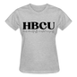 HBCU Hues Beautifully Created Uniquely Gildan Ultra Cotton Ladies T-Shirt - heather gray