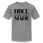 HBCU Hues Beautifully Created Uniquely Made Unisex Jersey T-Shirt by Bella + Canvas - slate