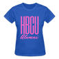HBCU Alumni Pink Gildan Ultra Cotton Ladies T-Shirt - royal blue