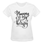 Planning is My Therapy Gildan Ultra Cotton Ladies T-Shirt - white