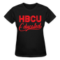 HBCU Educated (Red) Gildan Ultra Cotton Ladies T-Shirt - black